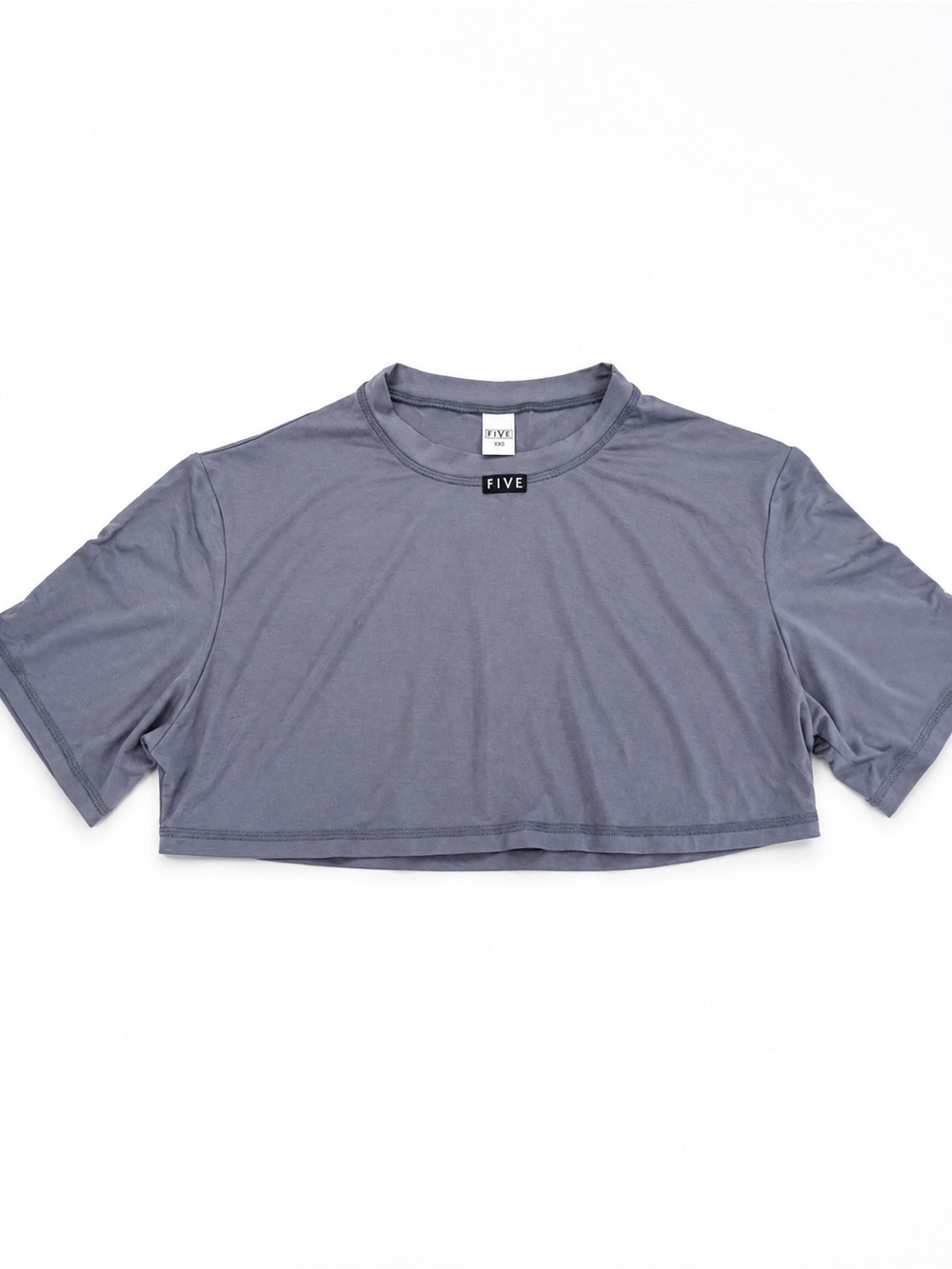 FIVE Dancewear Slate Gray Cropped Crewneck Top